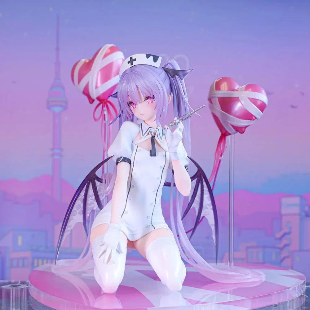 Pink Charm 1/6 PVC Eve Doll Nurse Uniform Anime Action Figure Gift 16cm