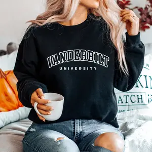 Vanderbilt University Sweatshirt, Vanderbilt sweatshirt, Vanderbilt crewneck, Vanderbilt shirt Cotton Fabric