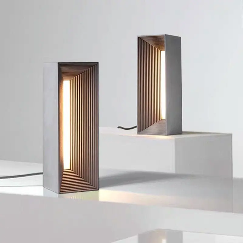 Concrete Table Lamp