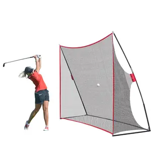 Segawe 10x7FT Portable Golf Practice Nets with Carry Case Durable 7-Ply Knotless Netting for Indoor Outdoor Backyard Training