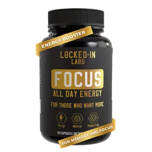 Focus Booster | Caffeine Supplement with L-Theanine and Lion's Mane | By Locked-In Labs