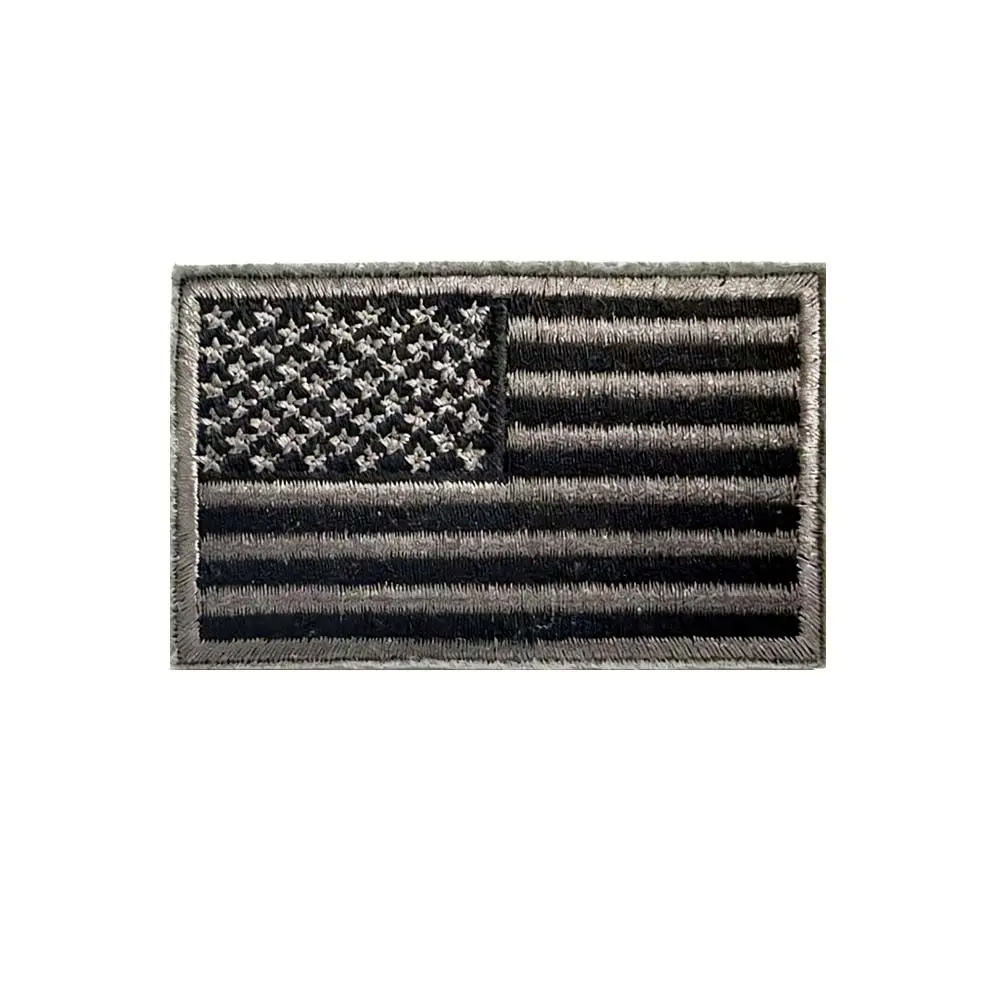American Flag Patch, Embroidered Tactical Patch, 8x5 Cm, Single Piece, Suitable for Uniforms and Gear Accessories, Nylon Material, Embroidery Patches