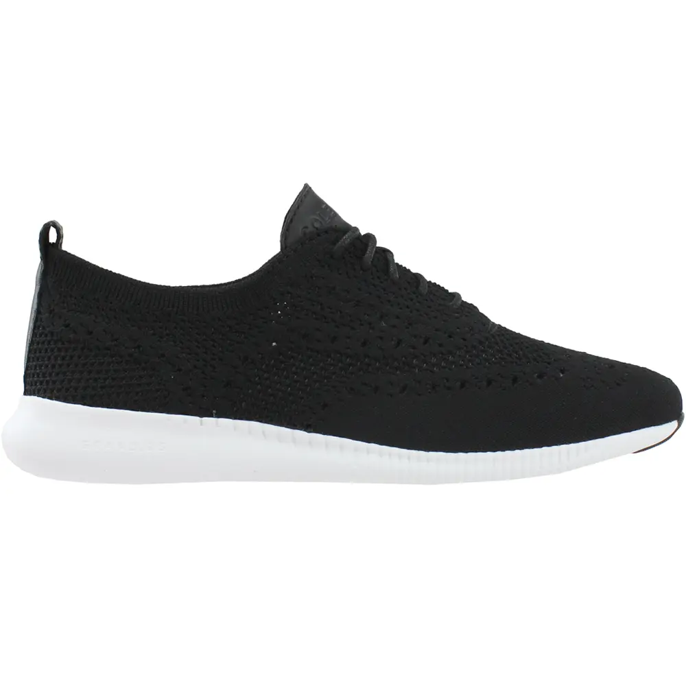 Cole Haan Womens 2.Zerogrand Stitchlite Oxford Perforated Lace Up Sneakers Shoes Casual - Black