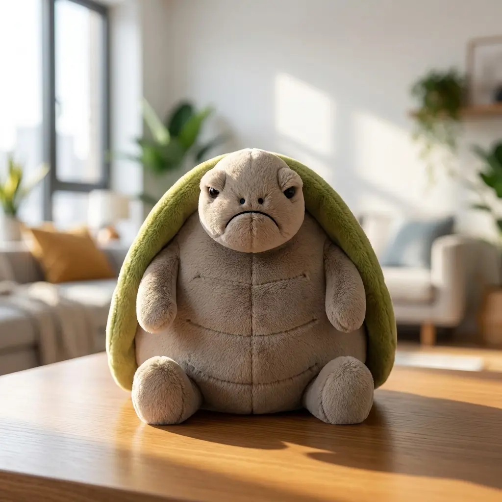 JELLYCAT Cute Moody Turtle Plush Toy Soft Collectible Home Decor Gift for All Ages JELLYCAT Cute Moody Turtle Plush Toy Soft Collectible Home Decor Gift for All Ages