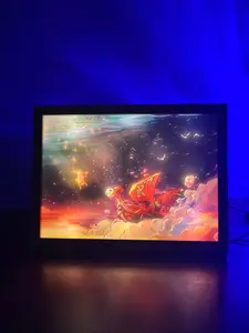 One Piece Ship  LED Light Painting  Night Light Large 12.6" x 9.3"