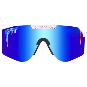 Pit Viper The Original Sunglasses Wide Fit - Merika Wide Model with Polarized TAC Lenses, 100% UVA/UVB Protection, Adjustable Turbocompensation Technology