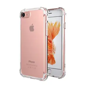 iPhone SE Case 2020, iPhone 8 Case, iPhone 7 Case, Clear Reinforced Corners TPU Bumper Cases for iPhone SE 2nd Generation, Thin Soft anti-Scratch Shockproof & Dropproof Protective Cover
