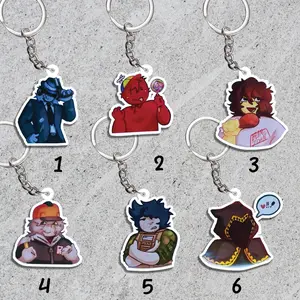 Forsaken keychain  Video Game Gift, Roblox Acrylic keychain , Two Time, Chance, Taph, John Doe And Elliott, Gamer Gift