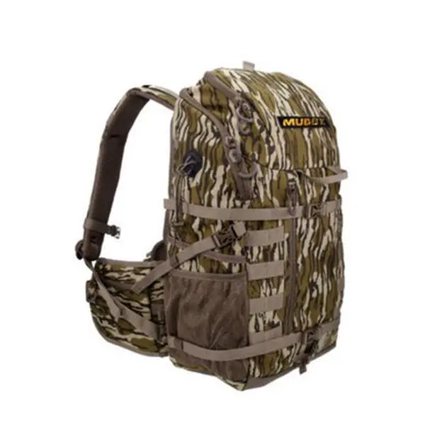 Muddy Pro 1500 Tactical Gear Hiking Backpack, Mossy Oak Bottomlands Cargo Utility Outdoor Grade Backpack, Hiking Backpacks