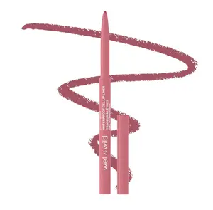 wet n wild Perfect Pout Matte Retractable Gel Lip Liner Pencil, Rich Creamy Long Lasting Color, Well-Defined and Flawless Application, Vegan & Cruelty-Free - Purple Lay Down the Mauves