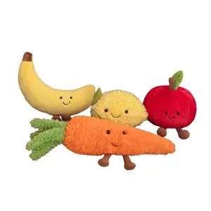 Fruit-Themed Plush Toys, Soft Stuffed & Cuddly Design, Perfect Gift for Kids, Ideal for Room Decor, Vibrant Colors, Unisex Appeal