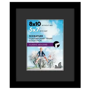 Picture Frame | Classic Molding | With Mat | Shatter-Resistant | Americanflat