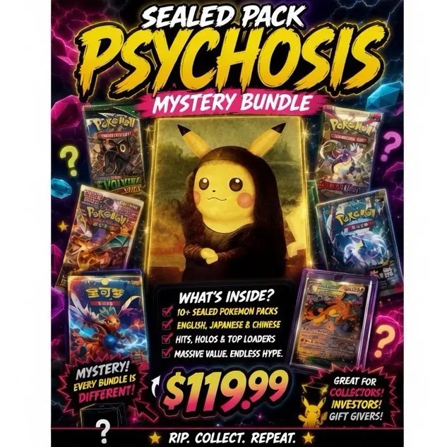 Sealed Pack Psychosis | 10+ Sealed Pokémon Packs | English • Japanese • Hits!