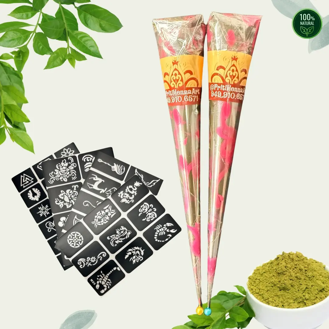 Natural henna cones, henna kit Natural henna cones, henna kit