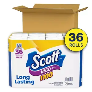 Scott 1100 1-Ply Toilet Paper 36 rolls, 1100 sheets/roll