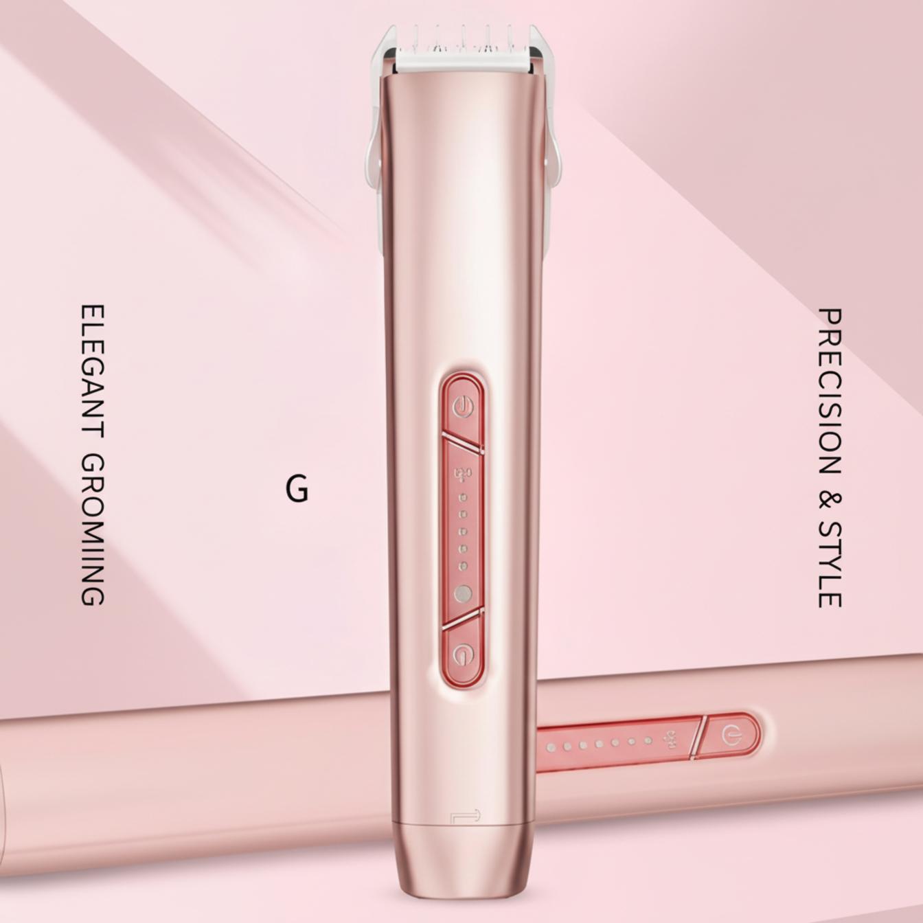 Say Goodbye to Cuts & Razor Burn! 2-in-1 Electric Hair Trimmer with Dual Heads for Precise & Smooth Hair Removal, Safe for Sensitive Skin & Bikini Area, Easy to Use, Portable Cordless Design, Rechargeable
