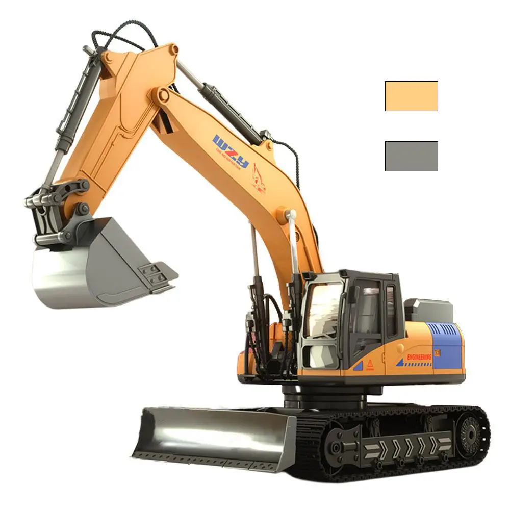 Remote Control Excavator Toy, 1 Set Operation Multi-joint Controllable Excavator Toy, Simulation Electric RC Excavator Toy, Durable Model Product, Men