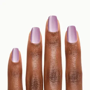Lavender Haze – Square Lavender Milk Press-On Nails