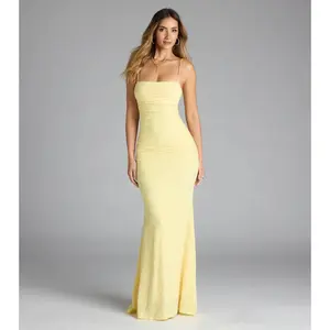 Alba Cowl Neck Mermaid Floral Formal Dress