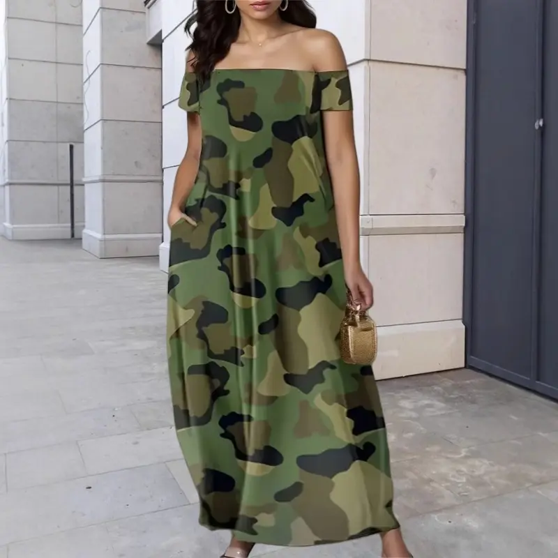 fitted lace wedding dress Amazon.com: XUGWLKJ Plus Size Dresses for Curvy Women Camouflage Maxi Dress  for Women Long Sleeve Printed Long Dresses : Clothing, Shoes & Jewelry main image 0