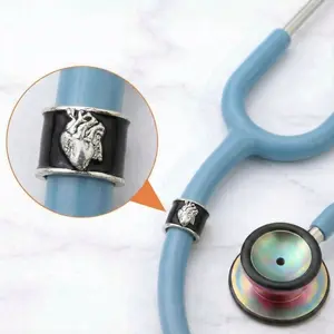 Anatomical Heart Stethoscope Charm