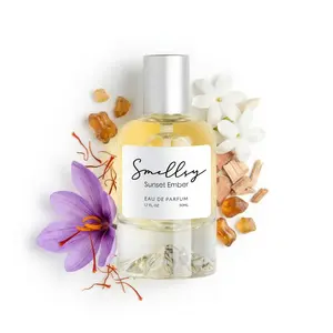 Sunset Ember Eau de Parfum | Inspired by Baccarat Rouge 540 | Long Lasting Saffron Amber Perfume for Women & Men,Vegan & Paraben Free, 1.7 fl oz (50ml) Unisex Perfume, Eau de Parfum, 50ml, Saffron, Oakmoss, Jasmine, Plum, Cedarwood