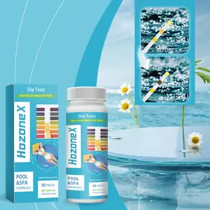 3-in-1 Pool pH Test Strips, Accurate Test Strips for Easy Pool Water Quality Testing