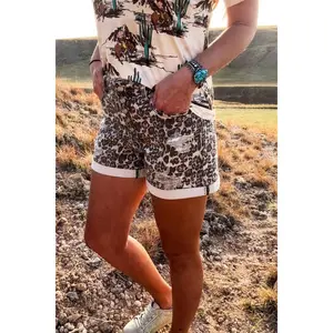 Tennessee Walking Leopard Print Shorts