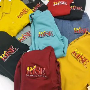 Custom Embroidered Logo Polo Shirt for Men and Women - Personalized with Your Logo and Colors - Breathable, Comfort