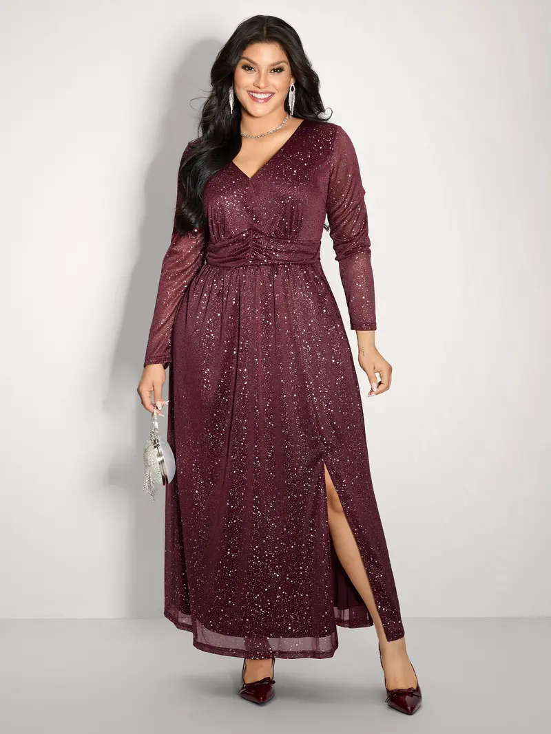 burgundy summer dress - TikTok Shop