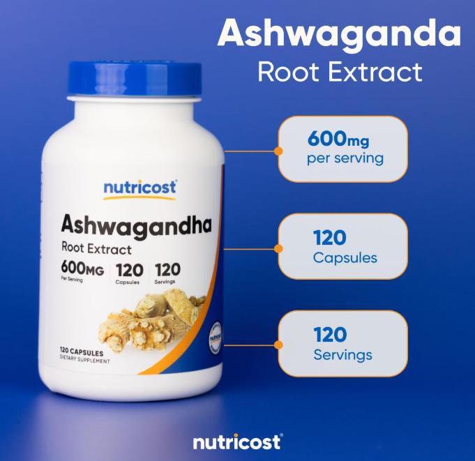 Nutricost Ashwagandha Root Extract Capsules Nutricost Ashwagandha Root Extract Capsules