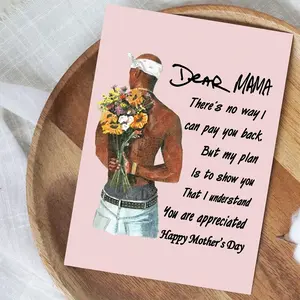 Dear Mama Mother’s Day Card, Sarcastic Mom Gift Card, Mother's Day Card 5x7 Inches