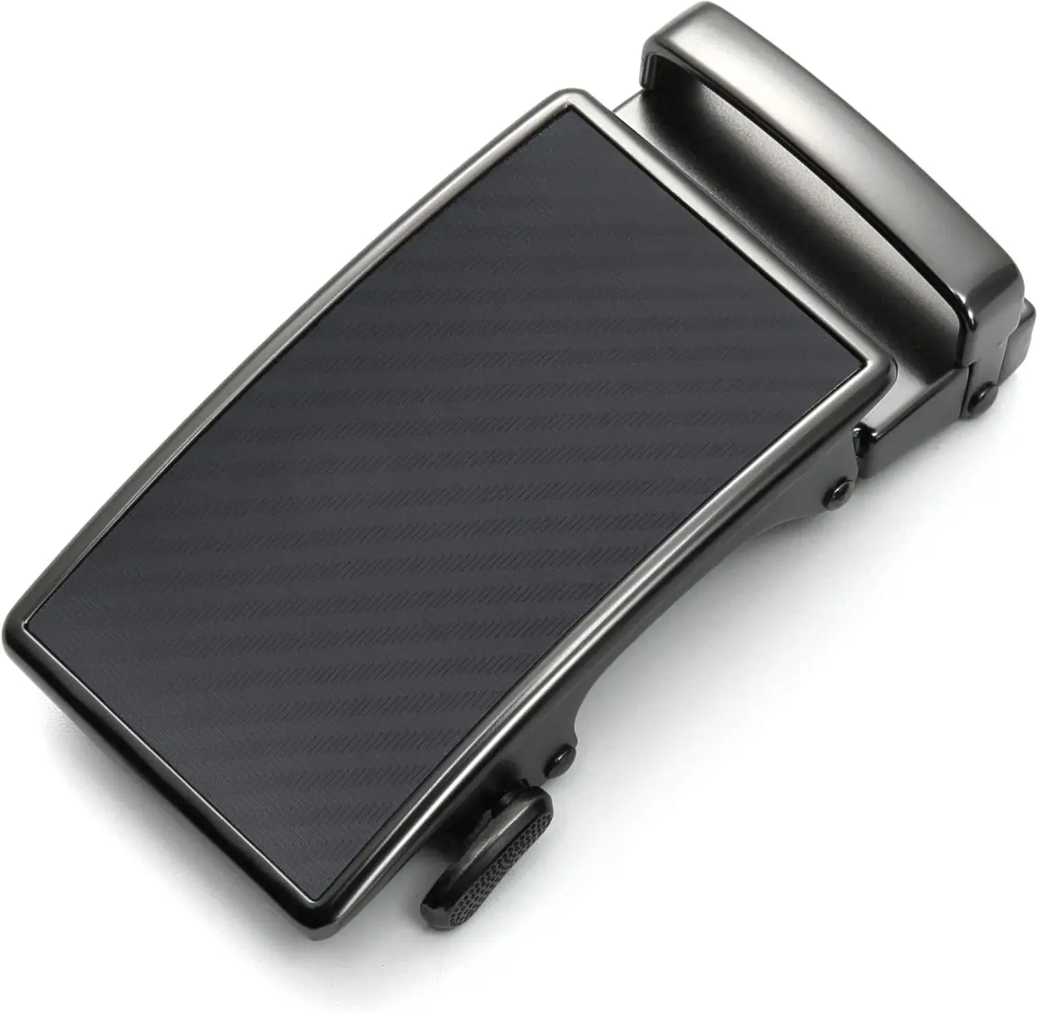 40mm Ratchet Belt Buckle Only for 1 3/8 Slide Belt Strap, Automatic Click Buckle Adjustable