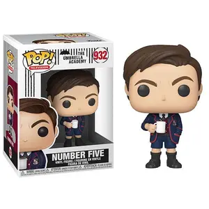 Funko Pop! Number Five The Umbrella Academy 932 Vinyl Figure in PopShield Protector