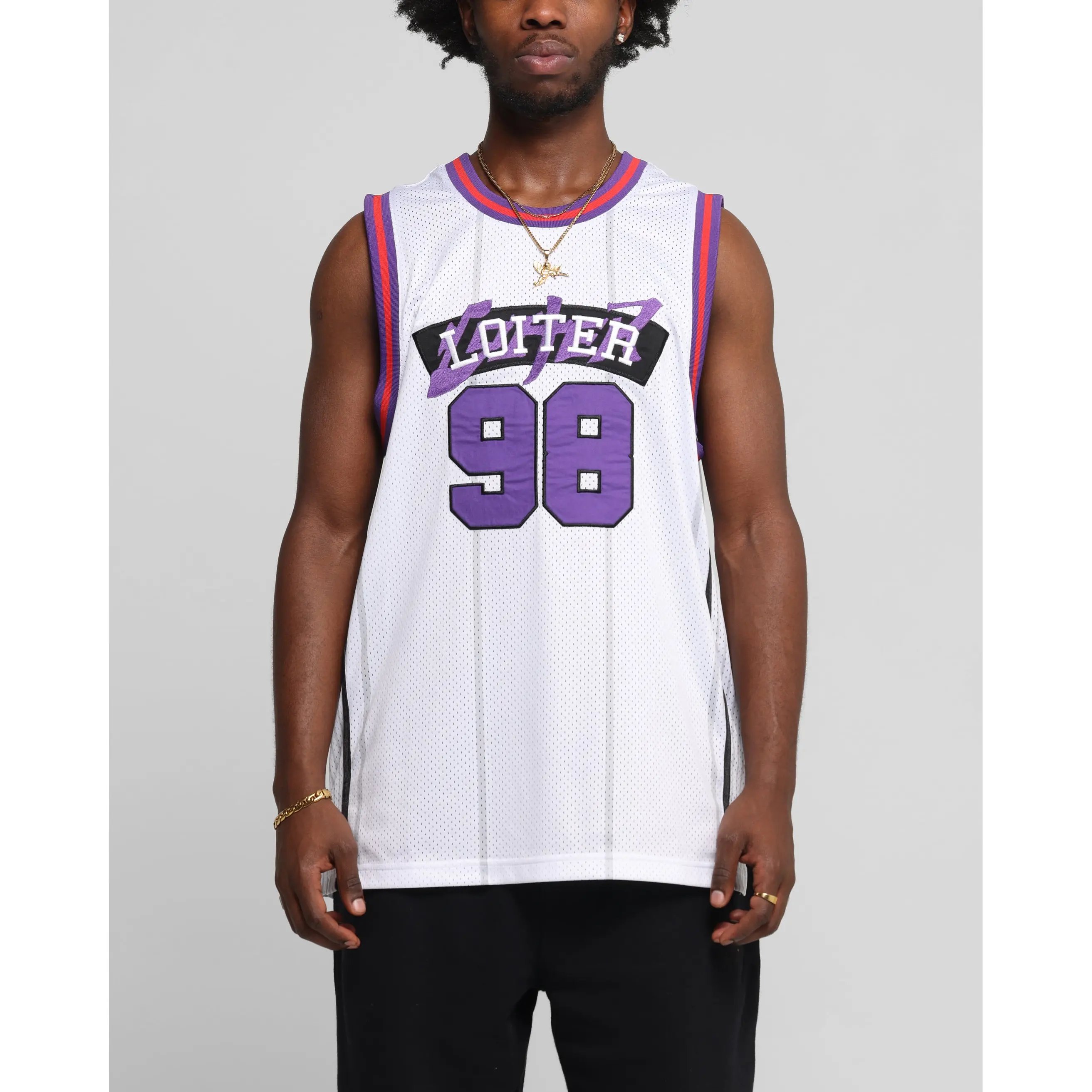 Loiter Midway Jersey White/Purple