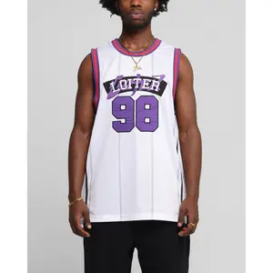 Loiter Midway Jersey White/Purple