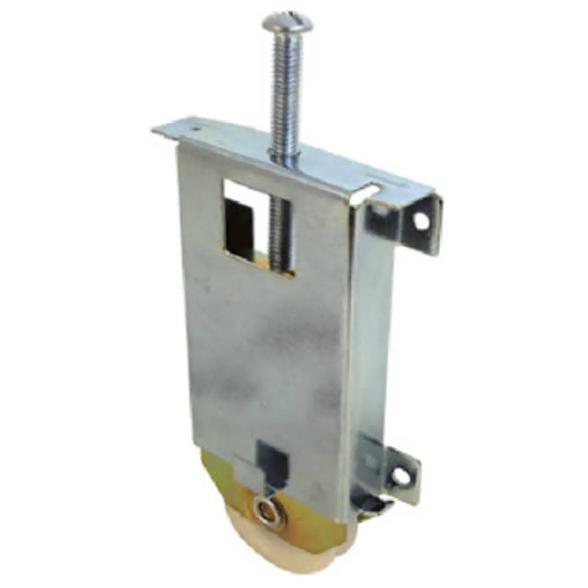 212 MAIN Nylon Ball Bearing Wardrobe Door Roller - Nylon Wheel, Steel Housing, with Adjustment Screw