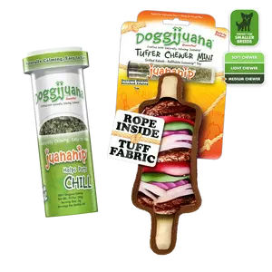 Tuffer Chewer Mini Doggi Duo Bundle - Grilled Kebab & Juananip