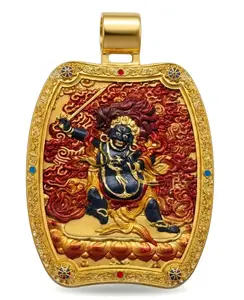 Guardian Buddha of【Fire Element】- Break Through Limits & Ignite Romance / Exquisitely Crafted Statue Inspired by Traditional Chinese Eight Guardian Deities and Zodiac Culture in Classic Thangka Style