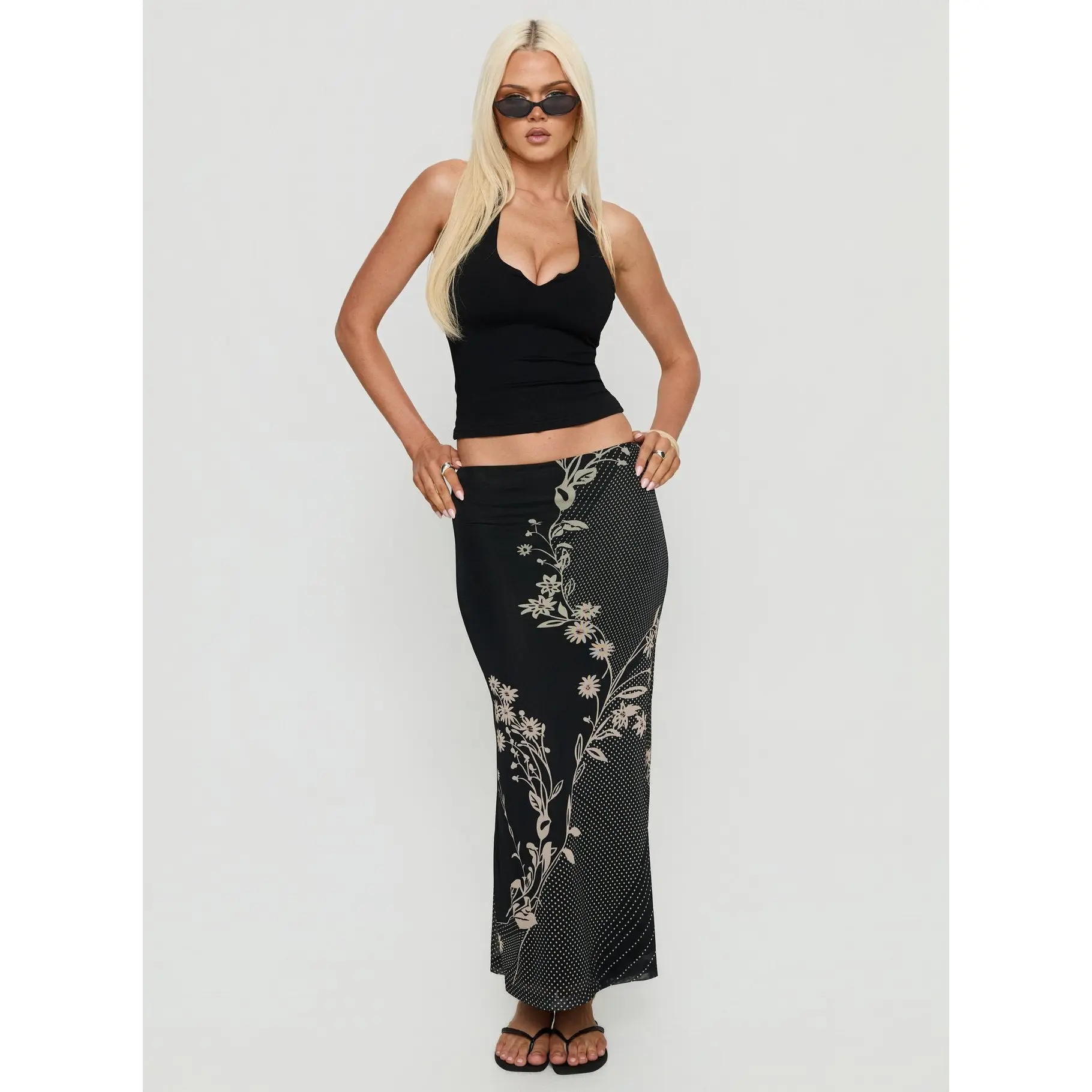 Dreamers Midi Skirt Multi Floral