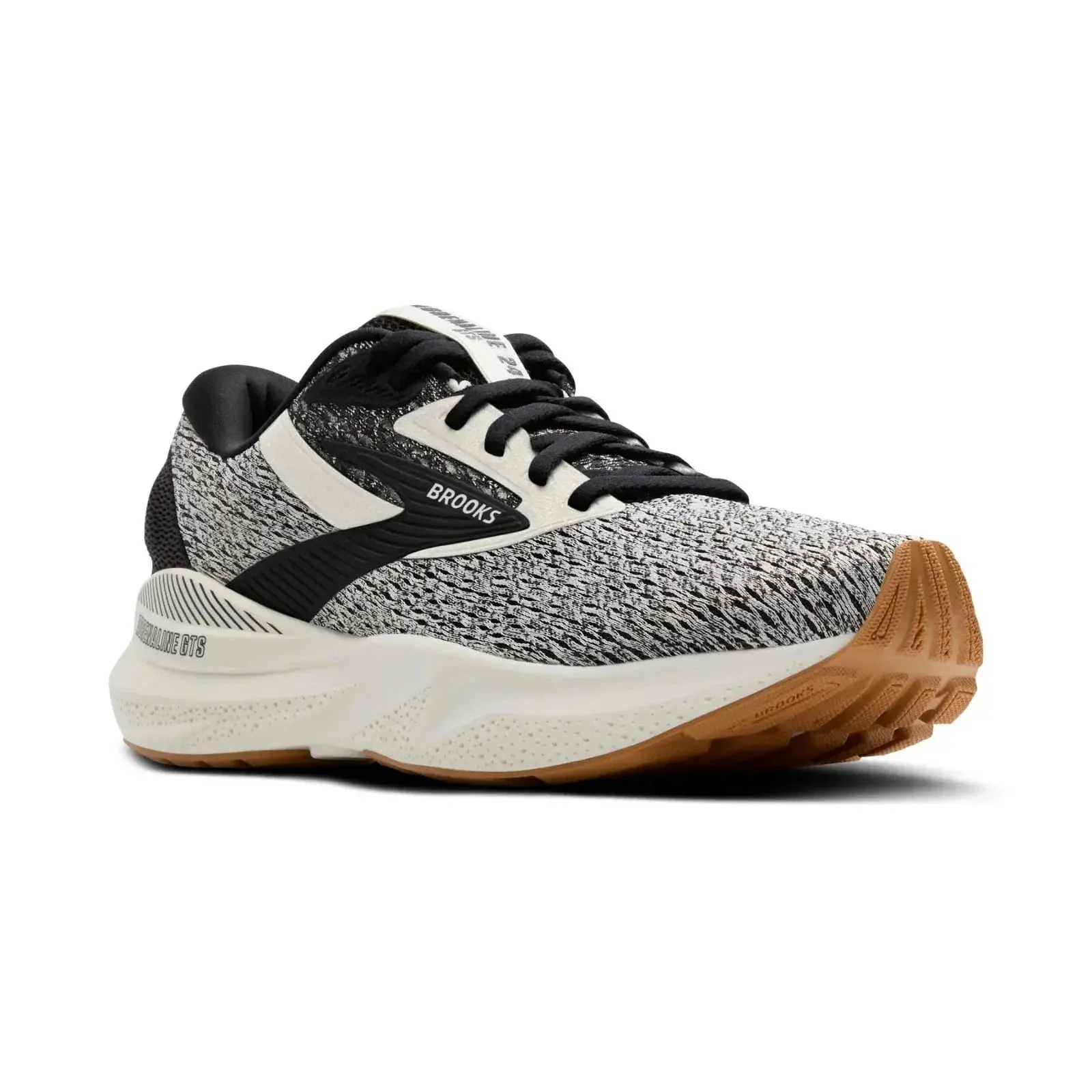 Brooks Adrenaline GTS 24 Running Shoe in Coconut/Black | Men's