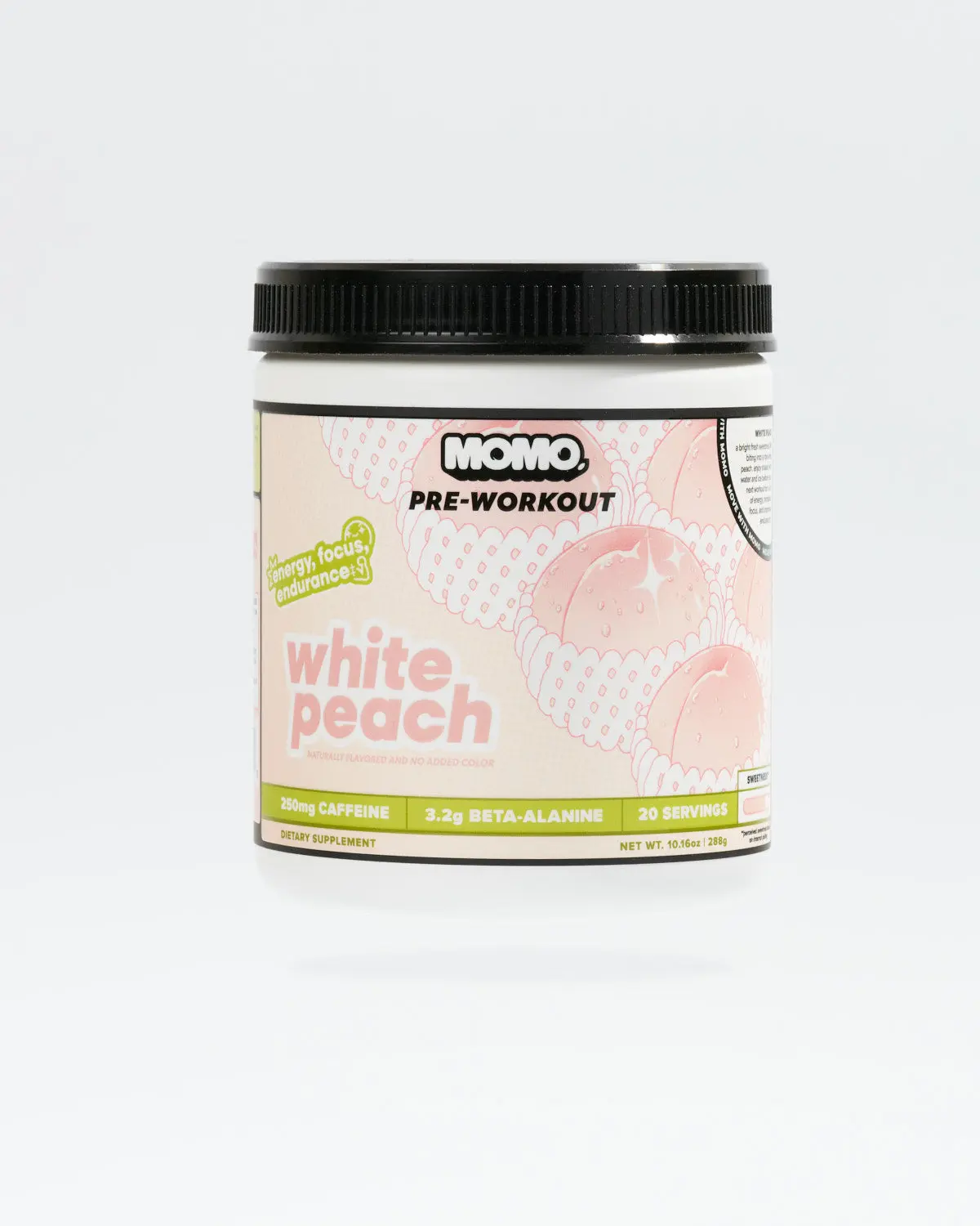 MOMO® Pre-Workout | White Peach | 40 Scoops