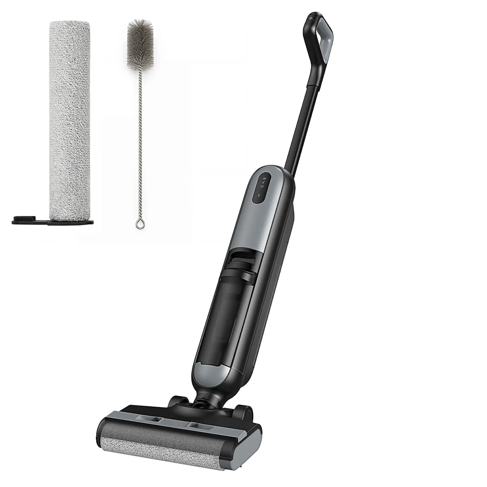 Cordless Wet Dry Vacuum Mop, Self-Cleaning All-in-One Floor Cleaner with Dual Water Tank, Tangle-Free Brush, Dual-Edge Cleaning, 35-Min Runtime for Pet Hair & Sticky Messes