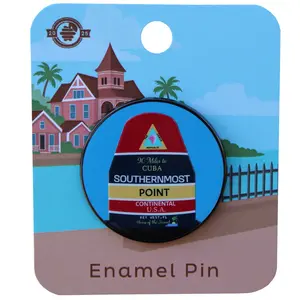 Southernmost Point Pin With Magnet - Key West, Florida