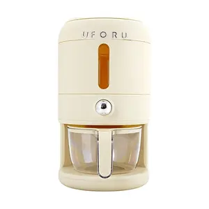 KAWASIMAYA 5kg Rice Dispenser Container, Creamy White Small Airtight Rice Storage Bin for Kitchen, Easy Pour Rice Bucket