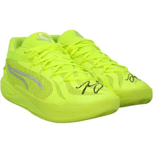 Josh Giddey Chicago Bulls Autographed Player-Worn Yellow Puma Shoes from the 2025-26 NBA Season - Fanatics Authentic Certified