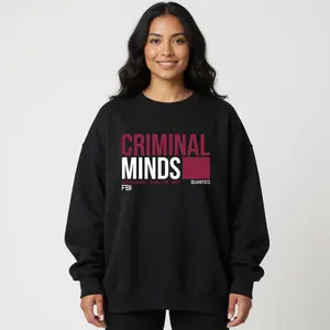Criminal Minds Crewneck Sweatshirt, TV Show Graphic Pullover, FBI Aesthetic Unisex Sweater, True Crime Fan Merch