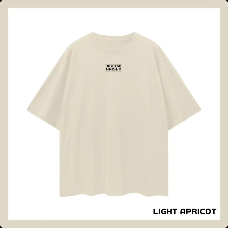 Two-sided Yuji itadori T-shirt streetwear manga themed back print