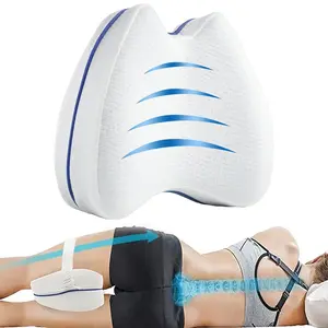 Memory Foam Knee Leg Support Pillow Sleeping Back Pain Relief Side Sleepers Pregnancy Removable Washable Cover Maternity Body Pillow