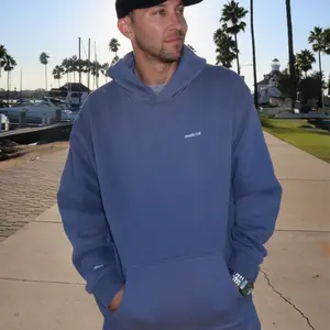 Hoodie+Sweats Set (Blue)
